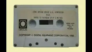 1985 Spring DECUS U.S. Symposium - tape P015