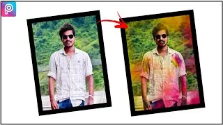 Holi special photo editing in PicsArt 2021 || Android