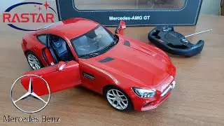 Крутая машина Mercedes AMG GT Rastar с открывающимися дверями на радиоуправлении из Детского Мира