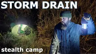 highway storm drain stealth camp
