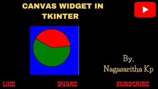 T41 : CANVAS WIDGET in Tkinter , drawing of arcs, line , rectangle explained