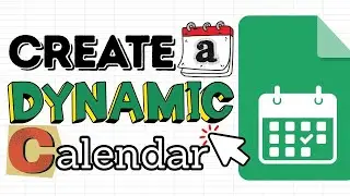 Google Sheets: Create a Dynamic Calendar (SEQUENCE Function)