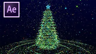 Creating a CHRISTMAS TREE in After Effects with Trapcode Particular! Tutorial for Beginners!