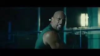 The Rock Fights Jason Statham Hobbs vs Shaw  Furious 7  #summary #filmrecaps #viralreels