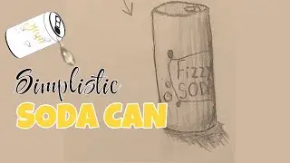 Simple Soda Can Drawing (Tutorial)