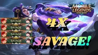 Top SAVAGE Moments Mobile Legends/Miya Savage Build 2021/Best Savage MLBB 2021