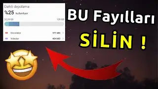 Tam Yaddaş Təmizləmək Üçün BUNLARI SİL 😱 Samsung Android Telefon