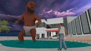 BABY FRANKLIN IS A GHOST 🤯 INDIAN BIKES DRIVING 3D