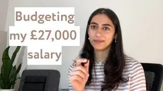 How I budget a £27,000 salary | oxford graduate living alone and saving for a house in the UK 🏠 