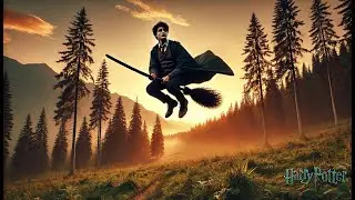 INCRÍVEL ! PRIMEIRO VOO EM HOGWARTS LEGACY / É MUITO BOM ISSO CARA...