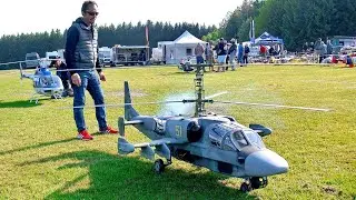RC KAMOV KA-52 ALLIGATOR / SCALE MODEL TURBINE HELICOPTER / FLIGHT DEMONSTRATION !!! WOW !!!
