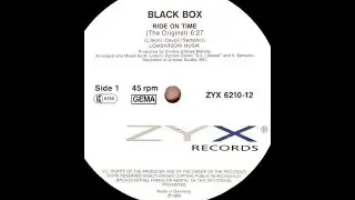 RIDE ON TIME - Black Box - 1989 - DISCO 12" - EURODANCE