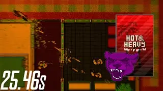 Hotline Miami 2 Hot & Heavy in 25.46s (Segmented Speedrun, Level Editor)