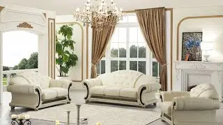 Models of upholstered furniture in a modern style, for interior design.