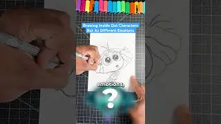 Drawing Envy But into A NEW Emotion! 😍 Inside Out #art #insideout2 #shorts
