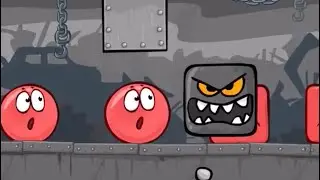 Несносный красный шарик 4 уровни 31-39. Прохождение red ball 4. Игра Red Ball 4 Мрачная фабрика