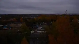 Первый опыт Timelapse. Витебск. С балкона. Nikon D5100