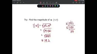 Precalc 6 3D Magnitude of a Vector