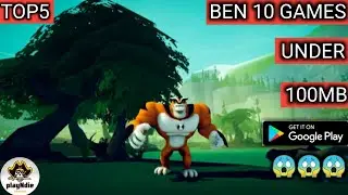top 5 ben 10 games for androd under 100mb || best ben 10 games for andriod ||