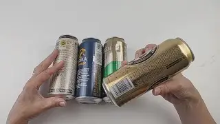 Más IDEAS con LATAS de aluminio!!!  Reciclaje #diy #reciclajecreativo #artesanato #manualidades