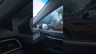 Smoking Dump truck on I-95 South