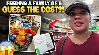 Guess HOW MUCH it costs to Feed A Family of 5?!