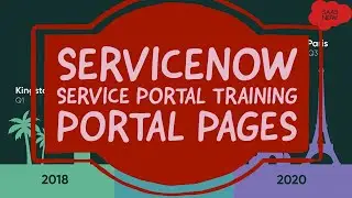 #8 ServiceNow Service Portal Training | Portal Pages