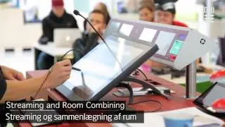 Impressions of E-learning AV installations in building 324, DTU