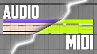 Original Beat with Ableton’s Audio to Midi Converter