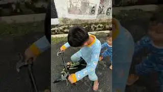 kapal oleng bosque, kegedean sepedanya... 😅😅😅