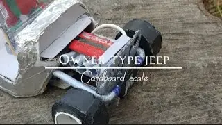 Cardboard Owner type jeep scale short cinematic