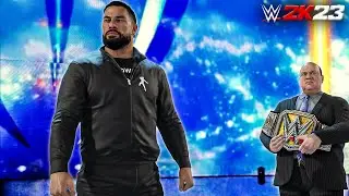 WWE 2K23: Roman Reigns Promo Attire / New Undisputed championship Mod | WWE2K23 Mods
