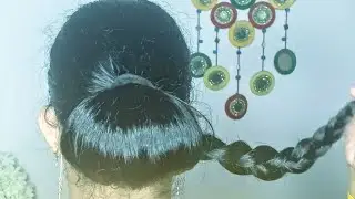 Simple juda hairstyle !! Simple juda hairstyle for women !! Low bun hairstyles by MonikaStyle