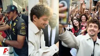 Charles Leclerc and Carlos Sainz Arrived to Milano