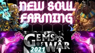 NEW SOUL FARMING TEAM 2021 | Gems of War Beginner Guide | Khetar week means PHAROS RA coming soon