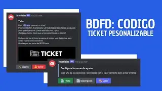 BDFD: Codigo | Ticket con logs de boton Avanzado