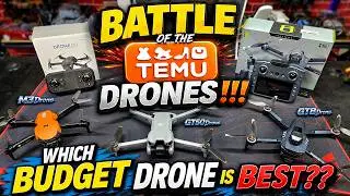 BATTLE of the TEMU Drones | Which BUDGET Drone is BEST??