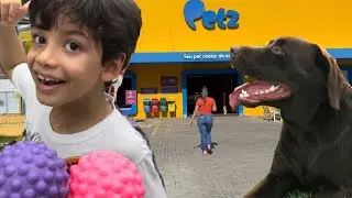LEVANDO MINHA CACHORRA NO PLAYGROUND DA PETZ!