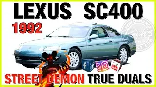 1992 Lexus SC400 Street Demon True Dual Cat Back Performance Exhaust By Rich's