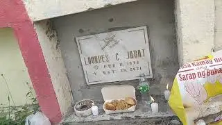 I visited grandma because it's his birthday on heaven❤️❤️🎂
