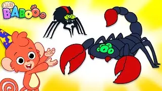 Club Baboo | Scary Animals ABC | Learn animal names and sounds with Baboo!
