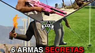 TODAS AS ARMAS SECRETAS DO GTA 5 - (TOP 6)