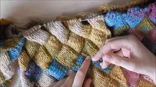 Кардиган энтерлаком | Соединяем рукава с телом | Отчет 3