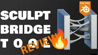 Blender Addon: Sculpt Bridge Tool by Nodes Interactive 🔥