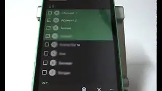 Удаление контактов в Microsoft (Nokia)