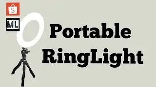 Unboxing: Affordable ring light from shopee || Shopee haul  #ringlight