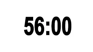 56 Minute Countdown Timer with Alarm