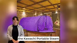 Kawachi Arch Spa Tent with Sleeping Swan Design | 4-Layer Fabric Personal Home Portable Steam Spa