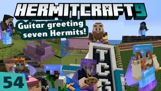 HermitCraft 9 ep 54! Guitar greetings for Cleo, Gem, Pearl, Impulse, Tango, Docm77, & MumboJumbo!