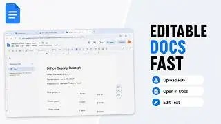 How to Convert PDF to Google Docs (Scanned Conversion Workflow)